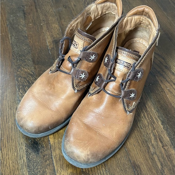 PIKOLINOS‎ Tan Leather Womens  Boots - Picture 2 of 9